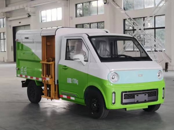 小型挂桶纯电动自装卸式垃圾车