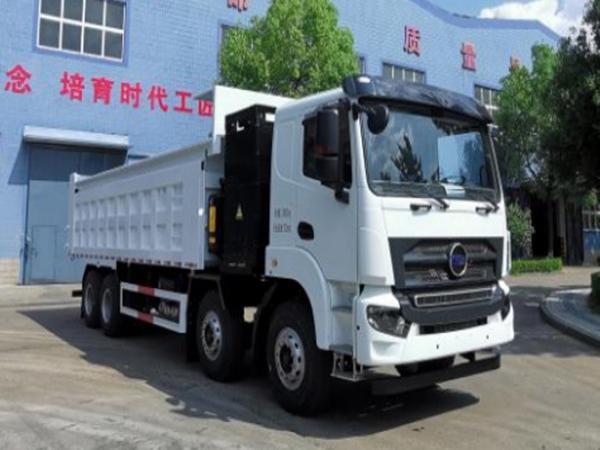 前四后八换电式纯电动自卸汽车